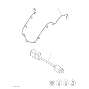 Maxus MIFA 9 2021-2024 Instrument Panel Harness C00500716