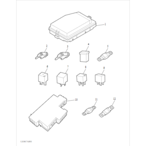Maxus MIFA 9 2021-2024 Fusebox C00389612