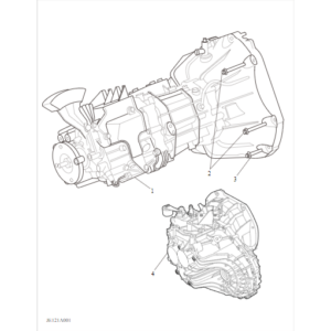 Maxus Deliver 9 2019-2024 Manual Transmission Assembly 6Mt Front/Back Drive C00349006