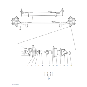 Maxus Deliver 9 2019-2024 Rear Axle Front Drive Vehicle C00287969