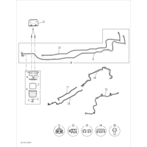 Maxus Deliver 9 2019-2024 Fuel Plumbing & Hardware C00101916