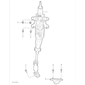 Maxus Deliver 9 2019-2024 Steering Column B00005251