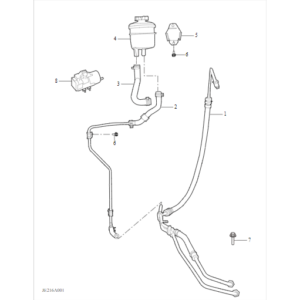 Maxus Deliver 9 2019-2024 Power Steering Plumbing & Pipe B00004085