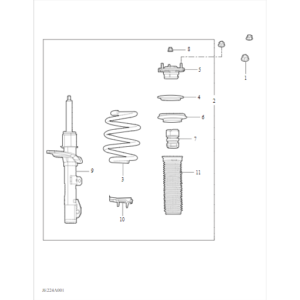 Maxus Deliver 9 2019-2024 Front Shock Absorber C00433222