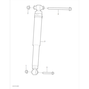 Maxus Deliver 9 2019-2024 Rear Shock Absorber B00004799