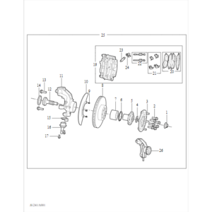 Maxus Deliver 9 2019-2024 Front Brakes C00288847