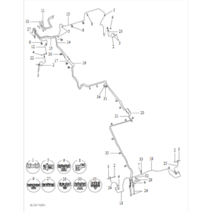 Maxus Deliver 9 2019-2024 Brake Pipes C00427563