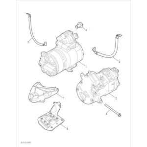 Maxus eDeliver 9 2019-2024 Air Conditioning Compressor B00005209