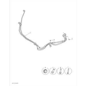 Maxus Deliver 9 2019-2024 Transmission Oil Cooler & Plumbing Hardware B00003511