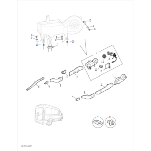 Maxus Deliver 9 2019-2024 Interior Heating C00219370
