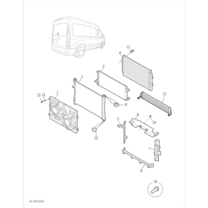Maxus Deliver 9 2019-2024 Front End Exterior Airflow B00004085