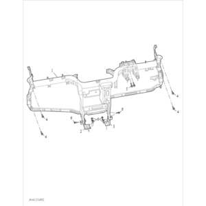 Maxus Deliver 9 2019-2024 Instrument Panel Crossmember Rhd B00004955