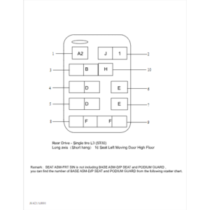Maxus Deliver 9 2019-2024 Shangjie 16 Seats Arrangement (Chile) C00368311-A061