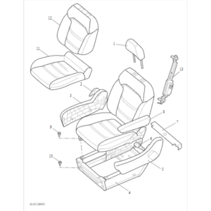 Maxus Deliver 9 2019-2024 Front Seat Right C00611169