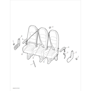 Maxus Deliver 9 2019-2024 Rear Row Three Seat C00448819