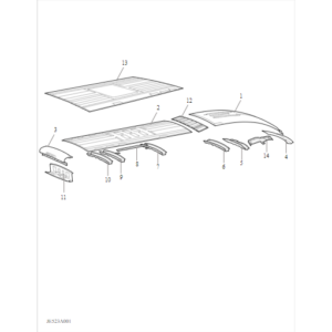 Maxus Deliver 9 2019-2024 Roof Framing C00058388-4100