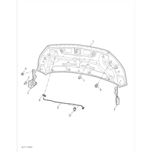 Maxus Deliver 9 2019-2024 Hood C00549546