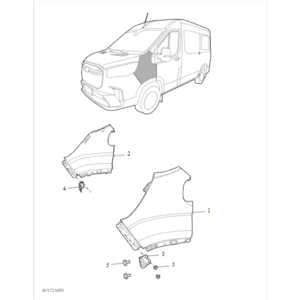 Maxus Deliver 9 2019-2024 Fenders C00025126
