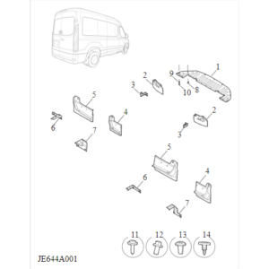 Maxus Deliver 9 2019-2024 Mud Guard C00059724