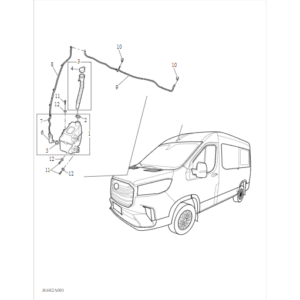 Maxus Deliver 9 2019-2024 Washer System B00005299