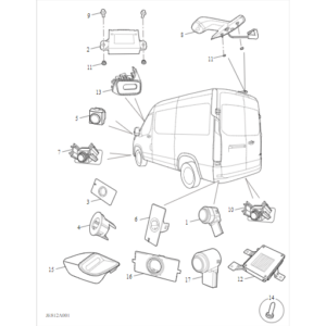 Maxus Deliver 9 2019-2024 Park Distance Control System B00005347