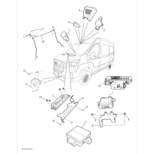 Maxus Deliver 9 2019-2024 Body Interior & Exterior Electronics C00539376
