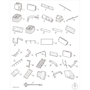 Maxus eDeliver 9 2019-2024 The Internal Parts Of Power Battery C00302635