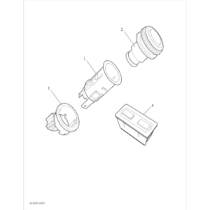 Maxus Deliver 9 2019-2024 Power Outlet & Cigarette Lighter Hevice C00016706